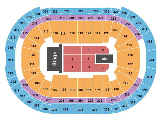 Lenovo Center Trans-Siberian Orchestra Seating Chart